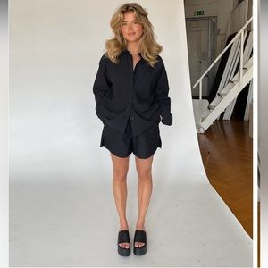 Djerf Avenue Breezy Shorts Black XS